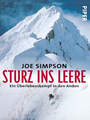 cover image of Sturz ins Leere